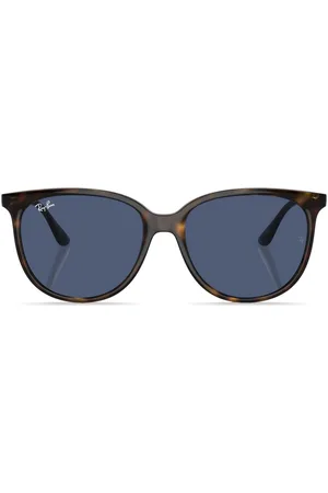 Ray-Ban Occhiali da sole squadrati con effetto tartarugato