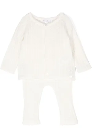 Tartine Et Chocolat Cardigan e pantaloni traforati