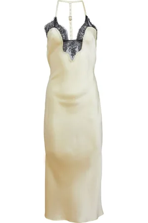 FLEUR DU MAL Abito sottoveste con spalline a T