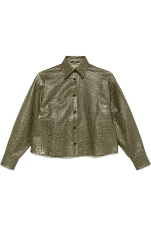 ERMANNO SCERVINO Camicia con effetto coccodrillo