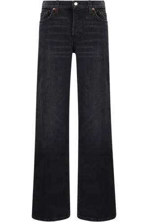 RE/DONE Jeans a gamba ampia con applicazione