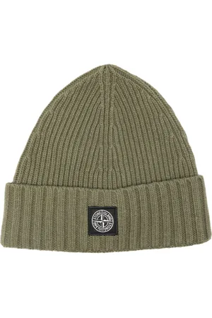 Stone Island Berretto con applicazione Compass