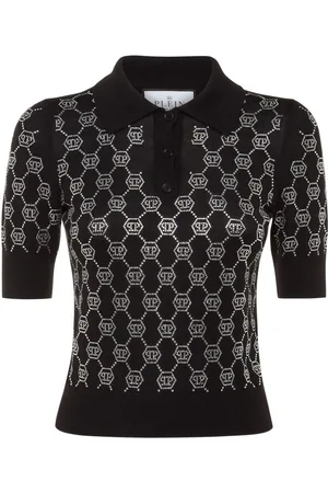 Philipp Plein Polo con strass