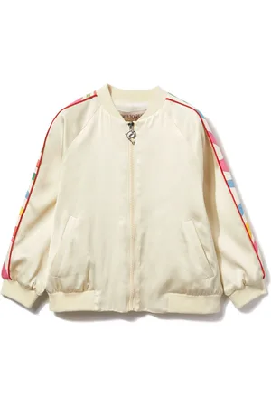 PUCCI Junior Bomber con ricamo a fiori