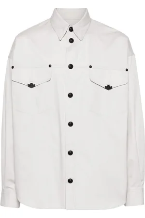 VERSACE Camicia con abbottonatura a pressione
