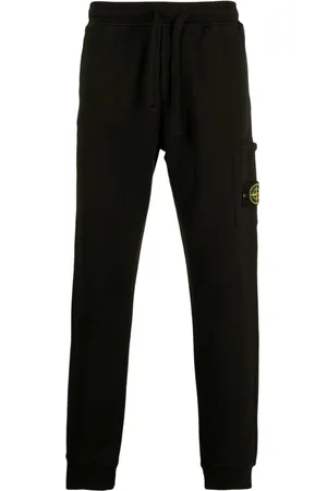 Stone Island Pantaloni sportivi con ricamo