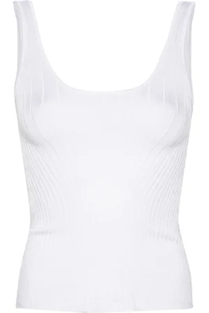 MUGLER Canotta lavorata a maglia