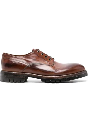 ELEVENTY Derby in pelle