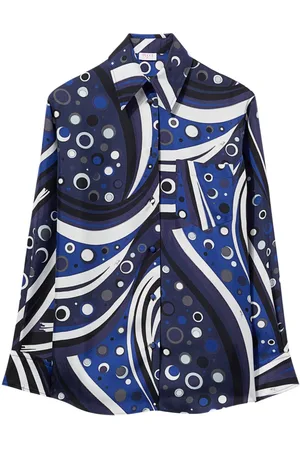 Puccini Camicia con stampa Fontane