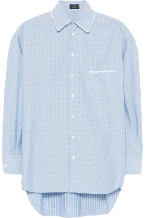 Etro Camicia con effetto jacquard