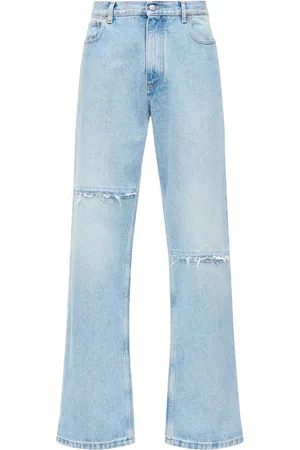 Maison Margiela Jeans dritti con effetto vissuto