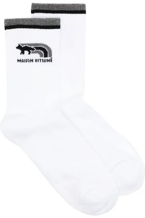 Maison Kitsuné Calzini con intarsio