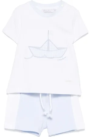 PATACHOU Set con shorts e ricamo