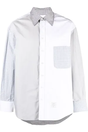 Thom Browne Camicia con dettaglio a 4 righe