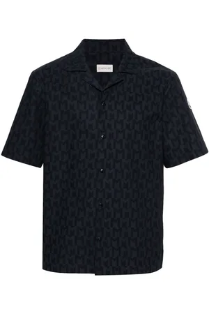Moncler Camicia con stampa monogramma