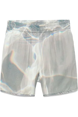 BLUE SKY INN Shorts con stampa Underwater