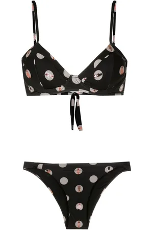 AMIR SLAMA Bikini con stampa
