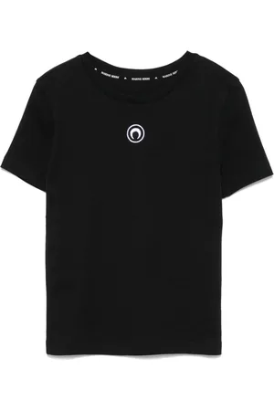 Marine Serre T-shirt con logo luna