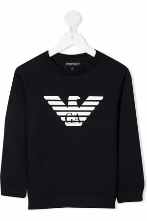 Emporio Armani Felpa a girocollo con stampa