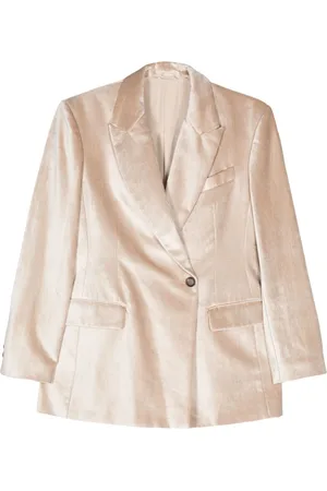 Brunello Cucinelli Blazer con dettaglio Monili