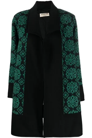 A.N.G.E.L.O. Vintage Cult Cappotto con stampa geometrica anni 