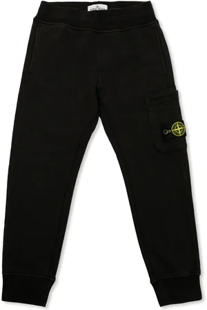 Stone Island Pantaloni sportivi con applicazione logo