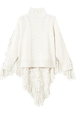 Twin-Set Maglione con dettaglio foulard