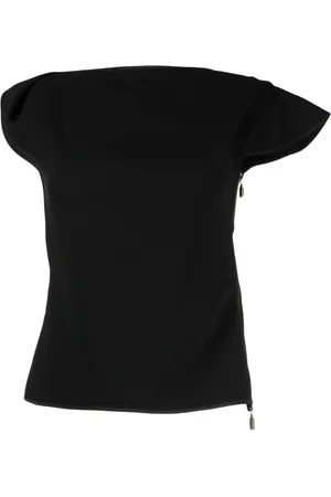 MATICEVSKI Asymmetric cap-sleeved T-Shirt