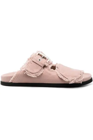 Nº21 Sandali slides Fussbett con fibbia