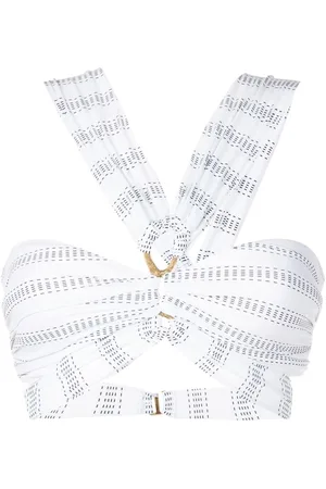 AMIR SLAMA Top bikini con dettaglio ad anello