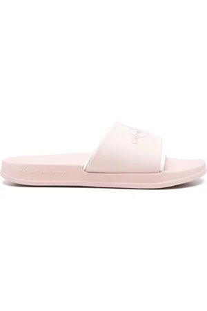 Calvin Klein Sandali slides con logo goffrato