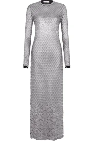 Paco rabanne Abito lungo lamé