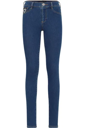 Philipp Plein Jeans skinny Heart con vita media