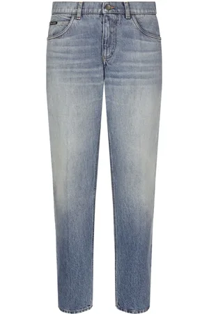Dolce & Gabbana Jeans dritti con effetto schiarito