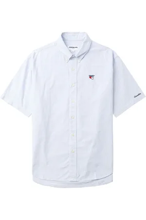 Chocoolate Camicia a righe con ricamo logo