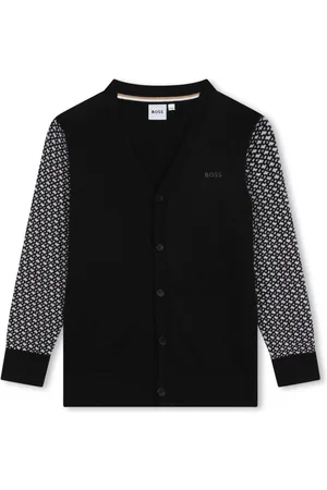 HUGO BOSS Maglione con monogramma jacquard