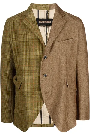 UMA WANG Blazer con pannelli a contrasto