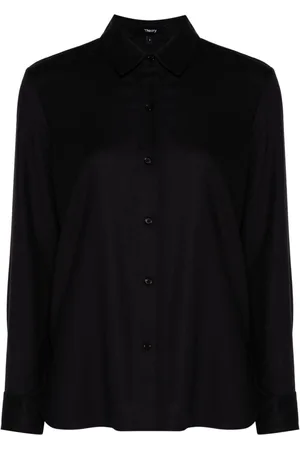 THEORY Camicia in lana vergine