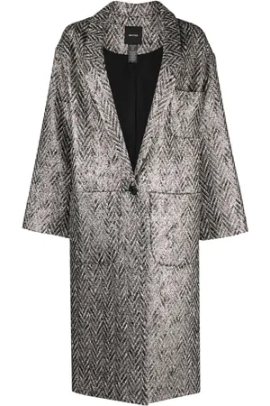 SMYTHE Cappotto monopetto a spina di pesce