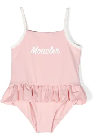 Moncler Costume da bagno con gonna e logo