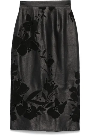 Elie saab Gonna lunga con ricamo