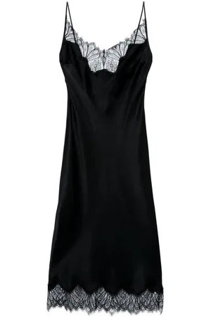 COPERNI Abito midi con dettagli in pizzo
