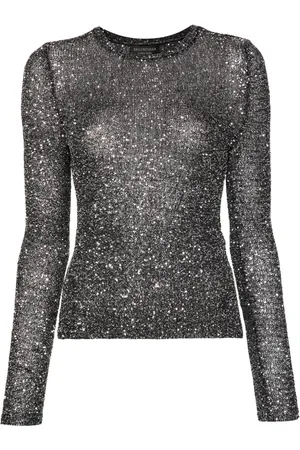 Balenciaga Top con paillettes