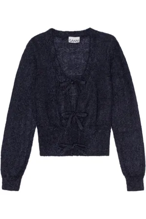 Ganni Cardigan con lacci