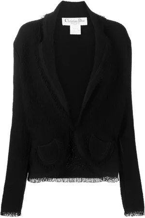 Dior Giacca con bordi sfrangiati 1997-1998