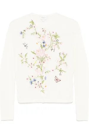 Giambattista Valli Cardigan con ricamo a fiori