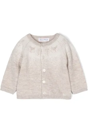 Tartine Et Chocolat Cardigan con placca logo