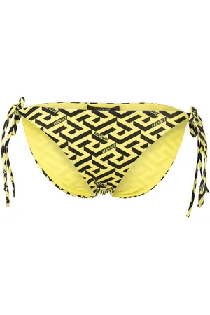 VERSACE Slip bikini Greca Signature con stampa