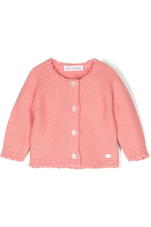Tartine Et Chocolat Cardigan con placca logo