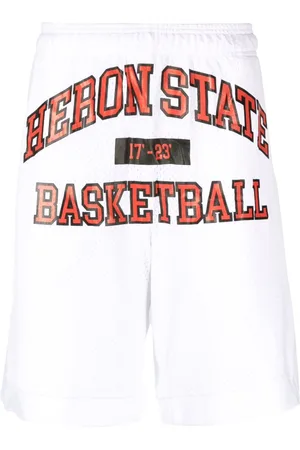 Heron Preston Shorts in stile basketball con stampa